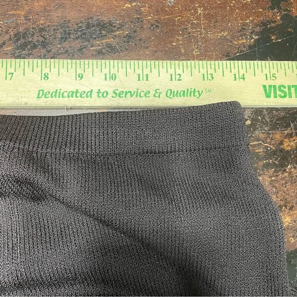 St John Collection 3Pc Knit Tank Pant Skirt Suit Chocolate Brown sz S 6 8 - Picture 8 of 13